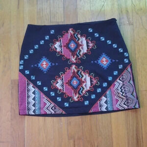 Embroidered Mini Skirt